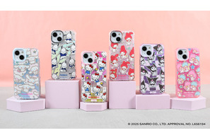 キティ、シナモン、マイメロたちでスマホを彩ろう♪ ポップな海外ブランドコラボ登場！ 画像