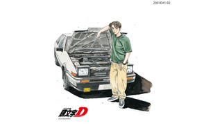 「頭文字D」“俺のハチロク…” 原作イラストをクールにデザイン♪ 拓海とAE86のTシャツ登場！ 画像