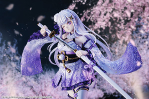 「リゼロ」エミリアがオリジナル和装衣装でフィギュア化！ 鮮やかなグラデーション&パール塗装に注目 画像