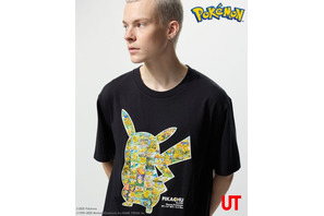 「ポケモン」ピカチュウ、メガサーナイトexらの大胆デザインTシャツ登場！ポケカ＆ゲームアプリ“ポケポケ”と「UT」が初コラボ 画像