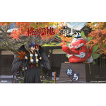 TVアニメ『桃源暗鬼』 × 鞍馬駅(C)漆原侑来(秋田書店)／桃源暗鬼製作委員会