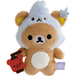 リラックマようかいハロウィン「リラックマ（くま火）　てのりぬいぐるみ」（C）2025 SAN-X CO., LTD. ALL RIGHTS RESERVED.