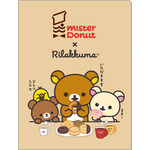 リラックマ×ミスタードーナツ「クリアホルダー10 ポケット」（C）MISDO 25（C）SAN-X