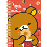 リラックマ×ミスタードーナツ「B6SP ノート」（C）MISDO 25（C）SAN-X