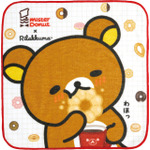 リラックマ×ミスタードーナツ「ミニタオル」（C）MISDO 25（C）SAN-X