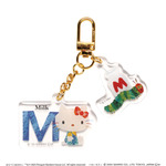 「はらぺこあおむし×ハローキティ　ツインアクリルキーホルダー」Milk