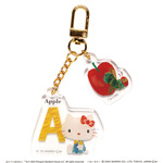 「はらぺこあおむし×ハローキティ　ツインアクリルキーホルダー」Apple