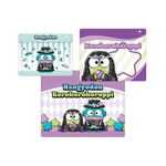 Happyくじ「Sanrio characters Halloween 2025」ジッパーバックSET賞　ハンギョドン、けろけろけろっぴ（C）2025 SANRIO CO., LTD. APPROVAL NO. E25080701