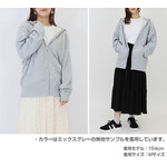 ジップパーカー着用イメージ