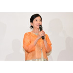 『ホウセンカ』完成披露舞台挨拶 オフィシャルスチール 宮崎美子