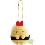 「すみっコすし おすしぶらさげぬいぐるみ えびふらいのしっぽ」（C）2025 SAN-X CO., LTD. ALL RIGHTS RESERVED.