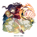 火属性 ★5 元バスケ部エース 神原駿河 （進化） CV：沢城みゆき