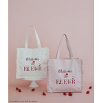 Maison de FLEUR × いちご新聞「フリルトートバッグ」（C）’25 SANRIO CO., LTD. APPR. NO. L656005