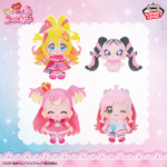 『映画キミとアイドルプリキュア♪ 』コロっとまんまる プリフェイスぬいぐるみ～キュアアイドル・メロロン・キュアワンダフル・キュアプリズム～（C）2025 映画キミとアイドルプリキュア♪製作委員会（C）Bandai Namco Experience Inc.