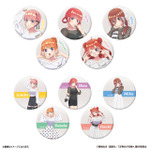 TVスペシャルアニメ『五等分の花嫁＊』トレーディングキラキラ缶バッジ（C）春場ねぎ・講談社／「五等分の花嫁＊」製作委員会