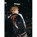 ONE PIECE×HYSTERIC GLAMOUR「NAMI FLYING V刺繍スカジャン」着用イメージ（C）O/S・F・T