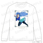 リブ付ロングスリーブTシャツ
