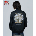 『刃牙』シリーズとglambがコラボ「Baki ＆ Yujiro Blouson」着用イメージ（C）板垣恵介(秋田書店)1992