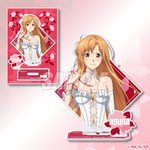 くじ引き堂「TVアニメ『ソードアート・オンライン』アスナ バースデーオンラインくじ 2025」B賞：アクリルフィギュア アスナ Ver.White（C）RK/K/SP