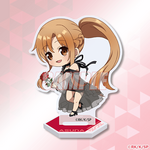 くじ引き堂「TVアニメ『ソードアート・オンライン』アスナ バースデーオンラインくじ 2025」C賞：ミニキャラアクリルフィギュア アスナ Ver.Black 1（C）RK/K/SP