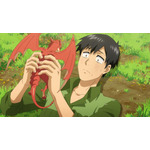 秋アニメ「とんでもスキルで異世界放浪メシ2」ムコーダの顔に小さなドラゴンが張り付き…？第13話先行カット 画像