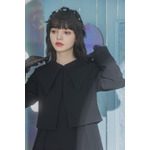 「“KURO MiMi” Jacket Black Formal (jacket + lace frill + one piece)」ジャケット+袖口フリル+ワンピース