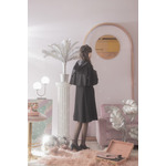「“KURO ZUKIN” Cape Black Formal (cape +jacket +one piece)」ケープ+ワンピース