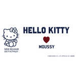 HELLO KITTY×MOUSSY　ハローキティとマウジーがコラボレーション（C）25 SANRIO CO., LTD. APPR. NO. L662956
