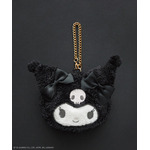 Maison de FLEUR × KUROMI ＆ MY MELODY「KUROMI　フェイスポーチチャーム」（C）25 SANRIO CO., LTD. APPR. NO. L656005