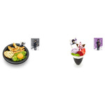 【左】山崎のミントン丼　 価格：1,400円【右】高杉のクラッシュコーヒーゼリーフロート　価格：1,300円
