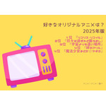 [好きなオリジナルアニメは？]第1位～第5位を見る