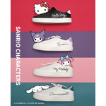 「サンリオキャラクターズ シューズ」キャラネーム コートスニーカー