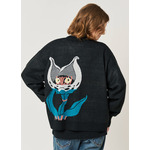 猫草|ウォッシャブルジャカードニットカーディガン