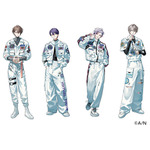 撮りおろしビジュアル（左から加賀美ハヤト、剣持刀也、不破湊、甲斐田晴）