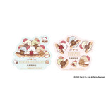 「丸福珈琲店×すみっコぐらしフェア」コラボスイーツ注文特典のステッカー(C)2025 San-X Co., Ltd. All Rights Reserved.