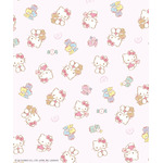 ダブルリボントートバッグとポーチの裏地デザイン