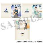 アニメ『ハイキュー‼』クリアファイル　新春の頂　3枚セット（影山、及川、集合）（C）古舘春一／集英社・「ハイキュー!!」製作委員会