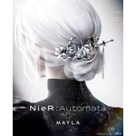 「NieR:Automata」2Bと9Sの想いを髪に…！“貴女と共に戦えて光栄でした”セリフも刻印　「MAYLA」ヘアアクセサリー 画像