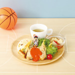 『黒子のバスケ』15th ANNIVERSARY 選べるデリプレート*ランチョンマット付き¥2,200(税込)