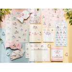 「サンリオキャラクターズ」不二家“ペコちゃん”とコラボ！まねっこした表情がキュートな文具シリーズ登場 画像