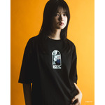 Nocturnal 笑ゥせぇるすまん Window Frame TEE(Black)