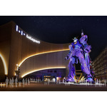 「実物大ν(ニュー)ガンダム立像」冬季限定25-26Ver.ライトアップ ※画像はイメージです