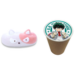 「僕のヒーローアカデミア 第2回 雄英高校オープンスクール」ショートキャットドーナツ フォーチューンラテセット（C）堀越耕平／集英社・僕のヒーローアカデミア製作委員会（C）Bandai Namco Experience Inc.