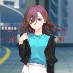 『五等分の花嫁』GOTO AKIBA! 新規描き下ろしイラスト・三玖(C)春場ねぎ/講談社