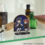 映画『鬼太郎誕生 ゲゲゲの謎』×石黒亜矢子コラボグッズ「アクリルスタンド（太郎とねこ娘）」使用イメージ（C）映画「鬼太郎誕生ゲゲゲの謎」製作委員会