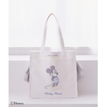 Maison de FLEUR Disney Collection「Mickey ＆ Minnie」Mickey Mouse/リボントートバッグ（C）Disney