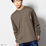 STRICT-G BASIC『機動戦士ガンダム 鉄血のオルフェンズ』ポケット付きロングTシャツ 鉄華団ロゴ 着用イメージ(C)創通・サンライズ