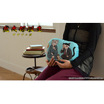 映画『鬼太郎誕生 ゲゲゲの謎』×石黒亜矢子コラボグッズ「ダイカットクッション（鬼太郎の父と水木）」使用イメージ（C）映画「鬼太郎誕生ゲゲゲの謎」製作委員会