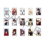 「銀魂抽選会」D賞 ランダムスクエア缶バッジ（全15種）