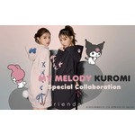 マイメロディ＆クロミのかわいいスウェットワンピ登場♪ rienda（リエンダ）とのコラボアイテムが登場！ 画像